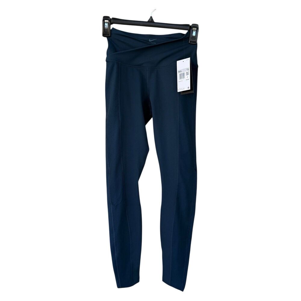 NWT Nike One Wrap Women's High-Waisted 7/8 Leggings Women’s Size XS Blue Dri-fit